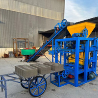 Système de production de briques en ciment robuste 4-26, presse à briques électrique, machine à fabriquer des blocs de briques