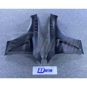 Pour BMW G80 M3 G82 M4 CMST Aile avant en fibre de carbone sèche de style ventilé - Product Image 4