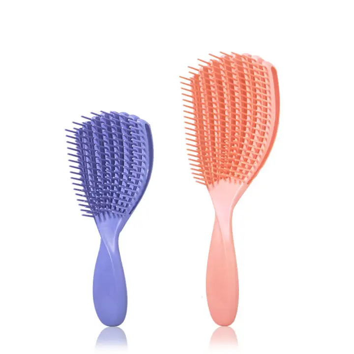 Custom Extension Bristle Straightening for Woman Hairbrush Small Round Soft Bristle Hair Brush