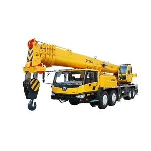 QY50KD 58.1m kaldırma yüksekliği 50 ton mobil vinç kamyon vinç karşı ağırlık