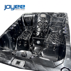 Jacuzzi Pequeño para 3 Personas JOYEE Ariestech, Jacuzzi Romántico para Hotel, Spa Exterior <span class=keywords><strong>de</strong></span> Jardín, Jacuzzi <span class=keywords><strong>de</strong></span> Alta Gama con Sistema <span class=keywords><strong>Balboa</strong></span> - Product Image 1