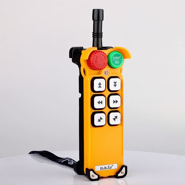 F24-6D Sturdy Crane Pendant Remote Control Wireless Solution for Various Material Handling Applications
