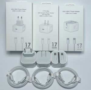 40W PD Type-<b>C</b> Fast Charger Set 1M Braided <b>USB</b> <b>C</b> Cable US EU UK <b>Plug</b> Portable Fast Charging <b>Adapter</b> for Phone Tablet Laptop - Product Image 1
