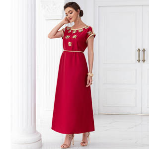 Vente chaude perlée robes de soirée courtes femmes maxi robe été 2023 décontracté femmes robe - Product Image 3