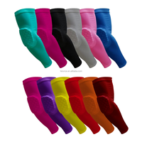 Manchon de compression de bras de sport personnalisé PURE Double couche de manchon de bras de baseball rembourré avant-bras manchon de poignet jeu