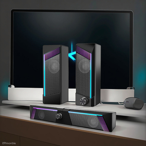 Portable RGB Desktop Subwoofer for PC &amp; Laptop SKD CKD Audio <strong>Computer</strong> Gaming Speakers Plastic Cabinet Supporting SKD CKD - Product Image 1