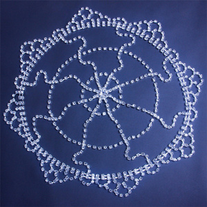 Luoyan Popular Chic diadema diamante tocado Rhinestone <span class=keywords><strong>1920s</strong></span> diadema Flapper accesorios para el cabello para fiesta de disfraces gorra para la cabeza - Product Image 3