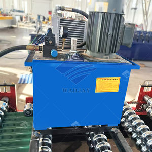 Contrôle automatique PLC 1200mm Largeur d'alimentation Tôle de toiture en acier coloré Machine Roulement de vitesse Moteur à noyau Inclus - Product Image 2