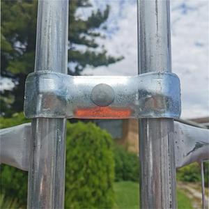 Abrazadera de clip de acoplador de alambre de acero fácil de montar para valla temporal y agrícola Marco de acero galvanizado Bajo mantenimiento - Product Image 6