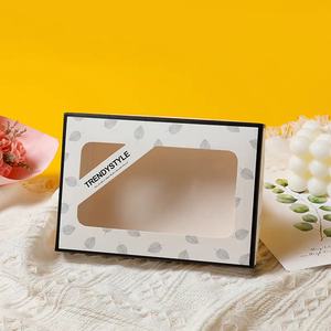 Embalaje de caja de regalo de impresión personalizada Moq bajo de lujo con Windows Clear - Product Image 4