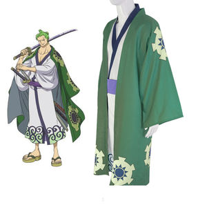 Disfraz de Anime de Zoro, 1 Pieza, para Cosplay, Fiestas, Anime Show, Comic <span class=keywords><strong>Con</strong></span>, <span class=keywords><strong>Kimono</strong></span> - Product Image 6