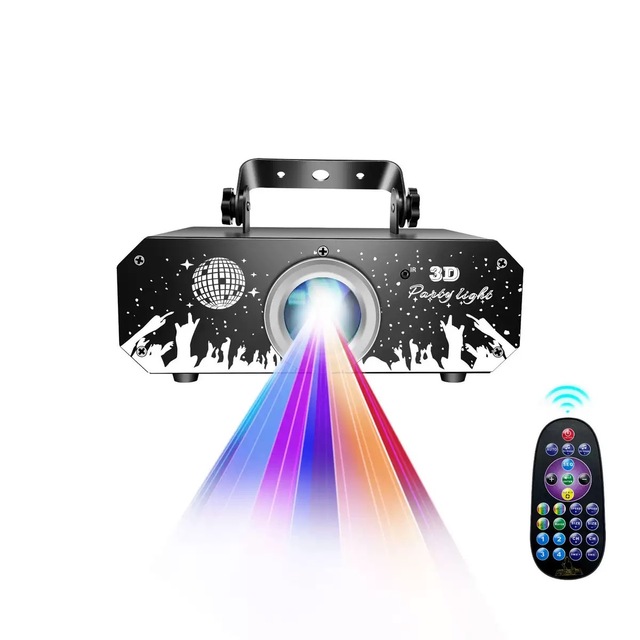 2026 New Arrival RGB 3D Animation Laser Light Disco Lights with APP & Remote Control for DJ Disco Party KTV Bar Stage Lighting