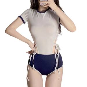 Сексуальное женское белье в японском стиле: костюм для ролевых игр «Чистое желание», гимнастический, с открытой промежностью, без искушения, униформа - Product Image 5