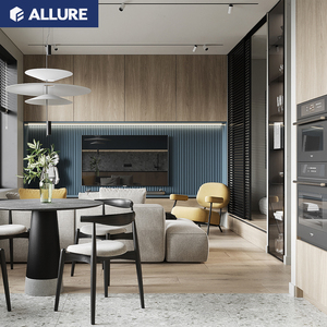 Allure, nuevo modelo, organizador de estilo agitador, gabinete de madera, diseño de cocina moderno pequeño inteligente - Product Image 5