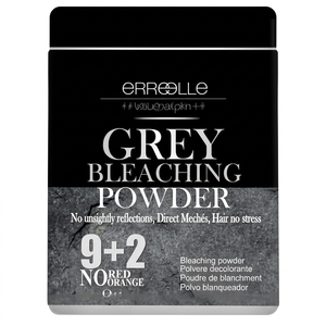 Poudre décolorante grise Erreelle Italia 9+2 500g sans rougeurs ni orange, permanente pour tous types de cheveux, usage professionnel en salon - Product Image 1