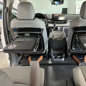 Para <span class=keywords><strong>Mercedes</strong></span>-Benz <span class=keywords><strong>Vito</strong></span>/Clase V, Mesa Plegable para Respaldo de Asiento con Iluminación Ambiental, Carga Inalámbrica, Accesorios de Lujo - Product Image 2