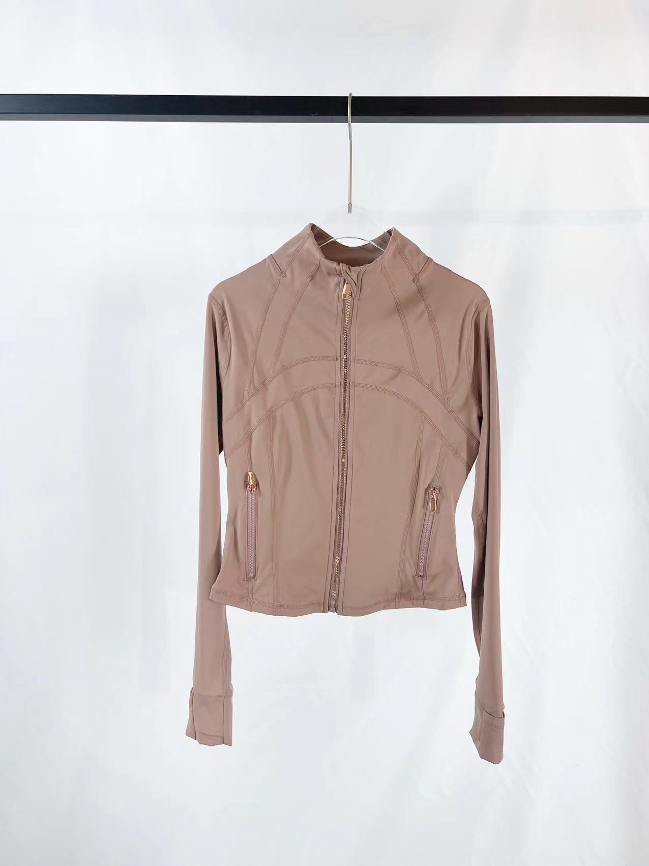 Twilight rose gold zippered short jacket