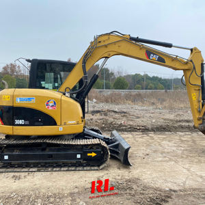 รถขุดขนาดเล็กแบบตีนตะขาบ Cat 307.5 น้ำหนัก 8000 กก. สภาพใหม่ 95% ของแท้จากญี่ปุ่น พร้อมเครื่องยนต์ เกียร์ ปั๊ม มอเตอร์ แบริ่ง สำหรับงานขุด ขาย - Product Image 1