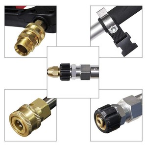 Perche télescopique de nettoyage Xi Yi 5,5 m en alliage d'aluminium avec pistolet à eau haute pression pour l'irrigation des façades et toitures de bâtiments - Product Image 4