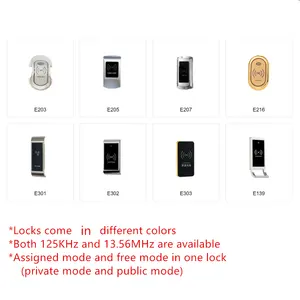 Popular Smart Metal Electronic RFID Card Keyless Cabinet Door Lock With Free Logo
