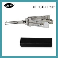 Alat Pembuka Kunci & Dekoder Otomatis LISHI 2-in-1 Bahan Stainless Steel Kompatibel dengan Sistem Keyway VA2T untuk Ahli Kunci Profesional