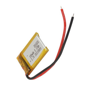 卸売価格 セナ <span class=keywords><strong>3</strong></span>.7V 100mAh 301828 カスタム リポバッテリー ポリマーパウチ型リチウムイオン電池 ミニスピーカー用 - Product Image 3