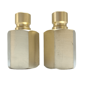 Hình lục giác núm vú đồng thau nữ để nam <span class=keywords><strong>NPT</strong></span> chủ đề ống khớp nối phụ kiện với xử lý bề mặt mịn - Product Image 6