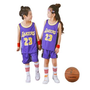 <span class=keywords><strong>Maillot</strong></span> de basket-ball pour enfants et adultes, style parent-<span class=keywords><strong>enfant</strong></span>, col rond, numéro 23, vêtements d'entraînement, uniforme de basket-ball pour hommes et femmes, fabriqué en Chine - Product Image 4