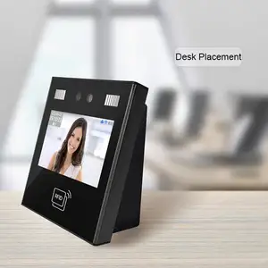 Software en línea en la nube Tarjeta RFID AI Reconocimiento facial Empleado Tiempo Asistencia Máquina con SDK gratuito