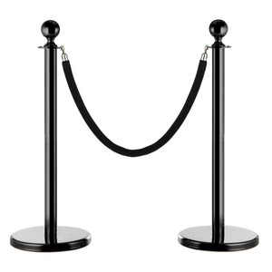 Bán buôn thép không gỉ bền stanchion bài hàng đợi nhung dây thảm đỏ dây thừng và cực kiểm soát đám đông rào cản - Product Image 4