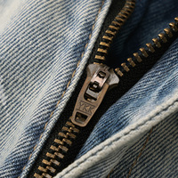 Shorts en jean déchirés amples pour hommes, style streetwear, motif graffiti, en denim délavé, fabrication OEM personnalisée, Jorts d'été