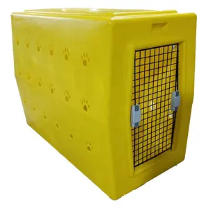 Maison pour chien en plastique personnalisée d'usine OEM ODM, robuste et écologique, taille et logo personnalisables pour l'extérieur - Product Image 1