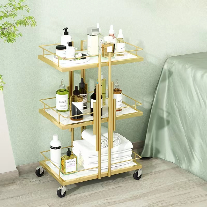 Косметические тележки высокого качества, тележка для волос, мебель для салона, тележка для медицинского салона красоты