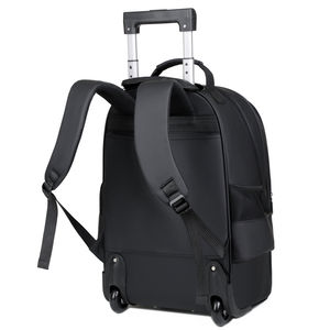 Tas ransel Laptop beroda kulit Oxford tahan air kapasitas tinggi tas wol perjalanan lipat Oxford sabuk ritsleting portabel - Product Image 3