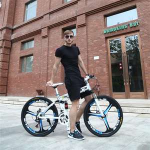 Ammortizzatore 21 velocità di rottura del disco bici pieghevole bici pieghevole telaio rosso lega di alluminio da 16 pollici meno della bici pieghevole <span class=keywords><strong>Minivelo</strong></span> - Product Image 4