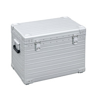 Magnifique Valise d'Équipement Grande Taille en Aluminium Argenté Portable avec Mousse Personnalisée, Support OEM/ODM, Antichoc, Verrouillage Sécurisé, Garantie 3 Ans, Conforme aux Normes