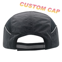 Casquette de baseball technique légère, respirante, à séchage rapide, avec éléments réfléchissants haute visibilité, service OEM ODM, idéale pour la course à pied