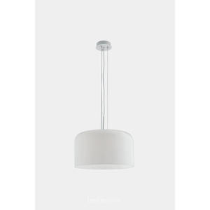 Lampadario Bianco GIBUS 40X20CM - 1XE27 - Product Image 1