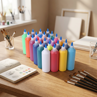 Peinture acrylique non toxique pour l'art de la coulée, peinture acrylique professionnelle fluide pour la peinture d'ours, pour la peinture DIY