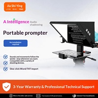 Téléprompteur Jashiying HY14/HY17 pour caméras DJI Pocket 3/4 et Insta360 Luna, écran 14 pouces compatible avec les smartphones, Chine