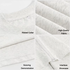 เสื้อกล้ามโอเวอร์ไซส์ผ้าฝ้าย 100% หนัก 240GSM สำหรับผู้หญิง พร้อมโลโก้แบบกำหนดเองส่วนตัว - Product Image 2