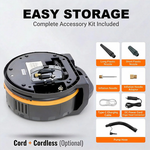 Compresseur d'air électrique sans fil intelligent haute puissance 150 PSI pour pneus de voiture - Product Image 3