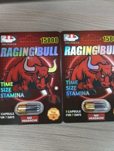 Cápsulas Raging Bull, Suplemento Herbal en Cápsulas, Potenciador de la Potencia Masculina, Mejora la Vitalidad y la Resistencia, Gran Venta - Product Image 5
