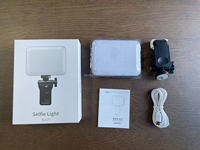 Lumière Selfie Réglable XJ-71 à Clip LED 3000K-6500K pour Téléphone, Ordinateur Portable, Tablette – Idéale pour Visioconférence et Diffusion en Direct