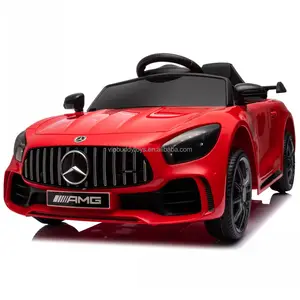 VIP Buddy ucuz çocuklar için elektrikli arabalar 12V pil lisans GT R AMG Mercedes Benz elektrikli çocuk arabası üzerinde binmek