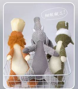 Juguetes interactivos para perros y mascotas, perros chirriantes juguetes para masticar, cachorro, León, Lobo, elefante, juguetes de animales para perros y gatos - Product Image 1