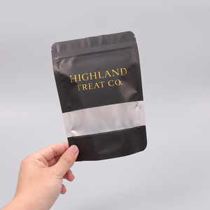 Bolsa de Mylar Compostable Personalizada al por Mayor, con Cierre Hermético, de Grado Alimenticio, para Frutos Secos, Dulces, Bolsa Doypack con Ventana Transparente - Product Image 3