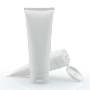 Custom Eco-Friendly Soft White <b>Plastic</b> <b>Tubes</b> for Skin Care 5ml to 50ml Capacity Flip Top Screw Cap with Squeeze Function - Product Image 4