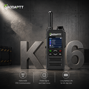 Walkie Talkie GaodaPTT 4G K6 LTE GSM POC, Radio Portatile LTE con Funzione Push-to-Talk su Rete Cellulare per Comunicazione di Gruppo - Product Image 1