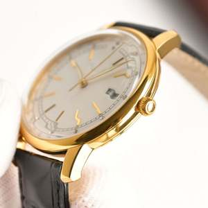 Montre pour homme de luxe haut de gamme, de qualité supérieure, de marque populaire, élégante, avec bracelet en cuir, mécanique, simple et tendance - Product Image 4